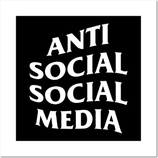 Anti Social Social Media Posters and Art